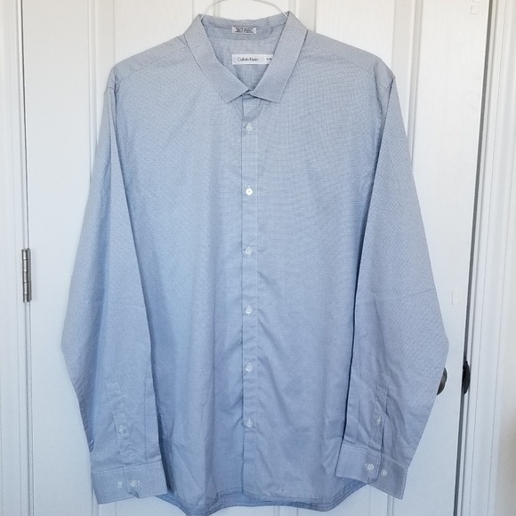 Calvin Klein Mens Dress Shirt Size XL - Picture 1 of 3